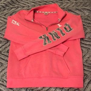 PINK Quarter-Zip Pullover